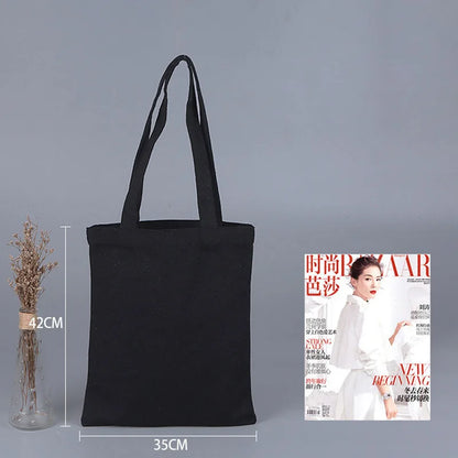 Bulk Wholesale 100pcs/Lot Reusable Cotton Bag Custom Canvas Shopping Tote Bags with Logo