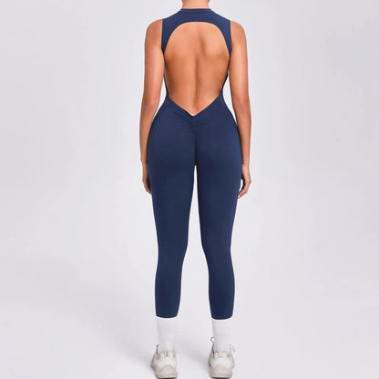 Women One-piece Sport Yoga Jumpsuit Workout Clothes