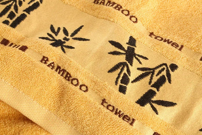 Luxury Bamboo Fiber Bathroom Towels Set