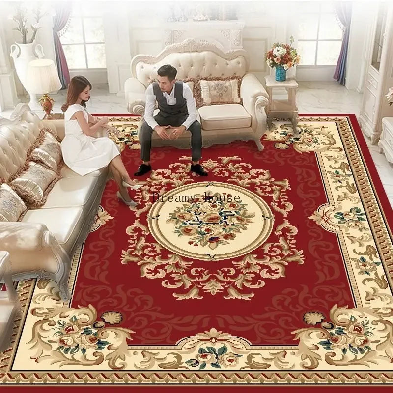 Luxury European Carpets for Living Room, Bedroom 200x300 Large Area Rugs Rug Washable
