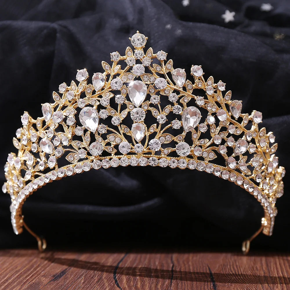 Bridal Luxury Crystal Tiara For Women