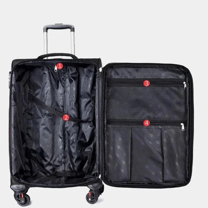 TRAVEL 20"24"28"32" Inch Expandable Oxford Waterproof Travel Suitcase Soft Large Trolley Rolling Luggage Bag On Wheels