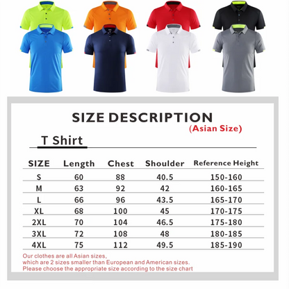Customizable Diy Logo Quick-drying Polo Shirt For Men & Women Hiking Cycling Camping Outdoor Sports Group Clothing