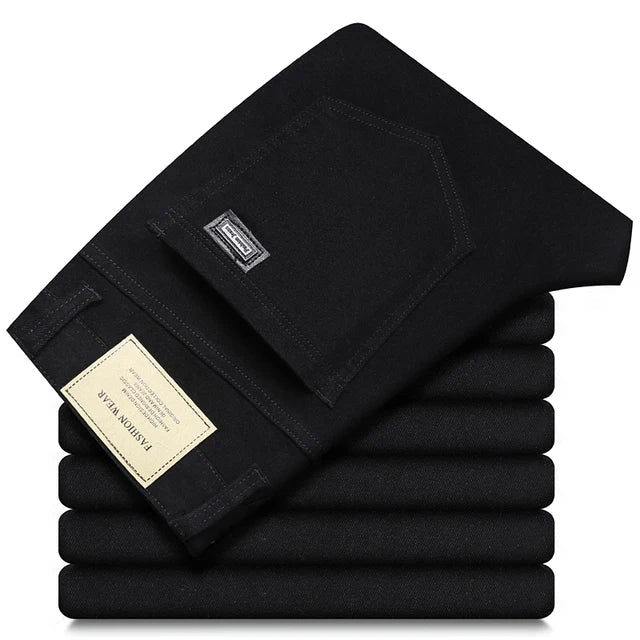 Fashion Straight Classic Fit Soft Male Jeans