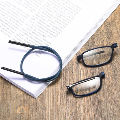 DML Ultralight Reading Men Women Glasses Hanging Stretch Anti-fatigue Presbyopia Unisex Glasses Diopter +1.5+3.5