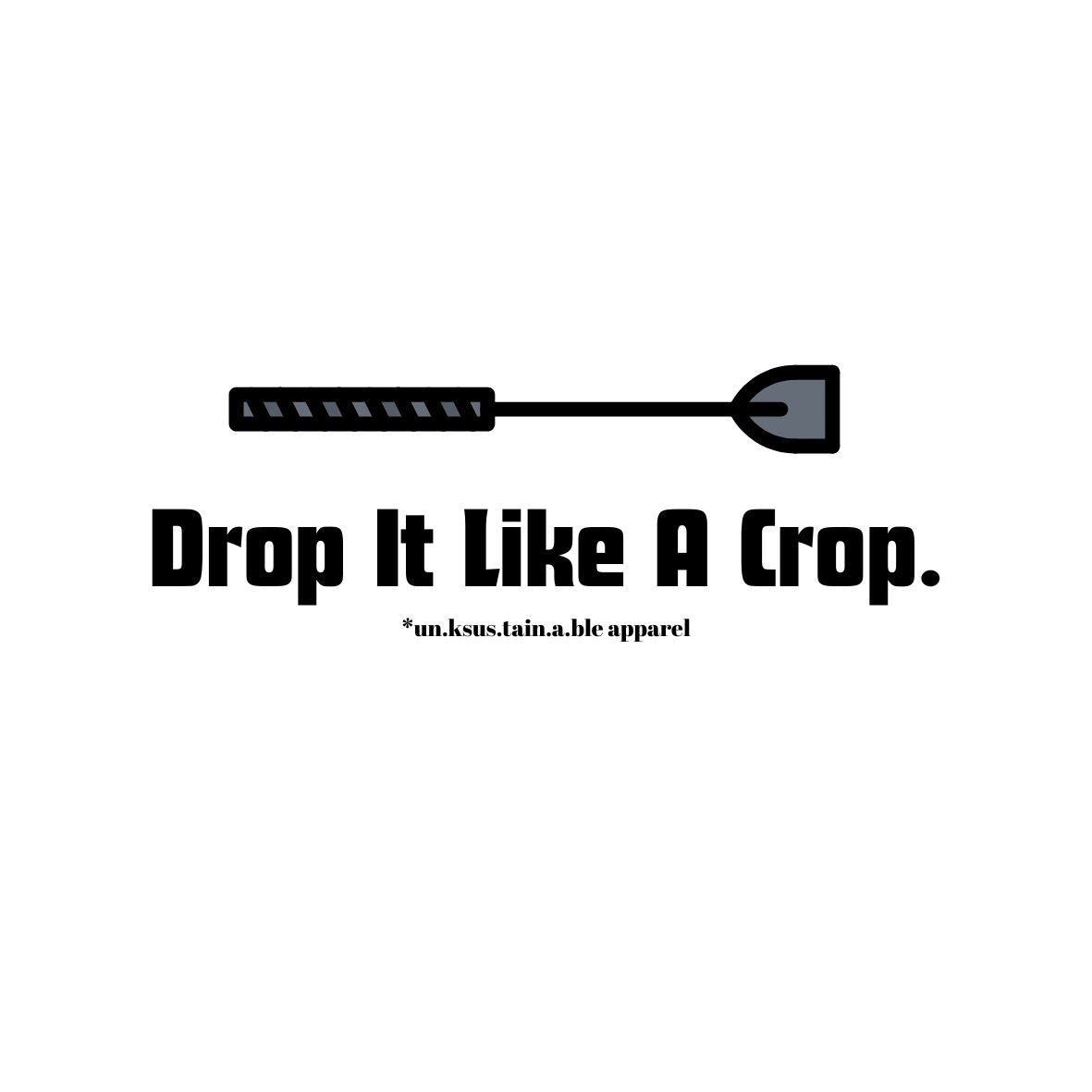 Die Cut Vinyl Stickers - 2x3 - Drop It Like A Crop