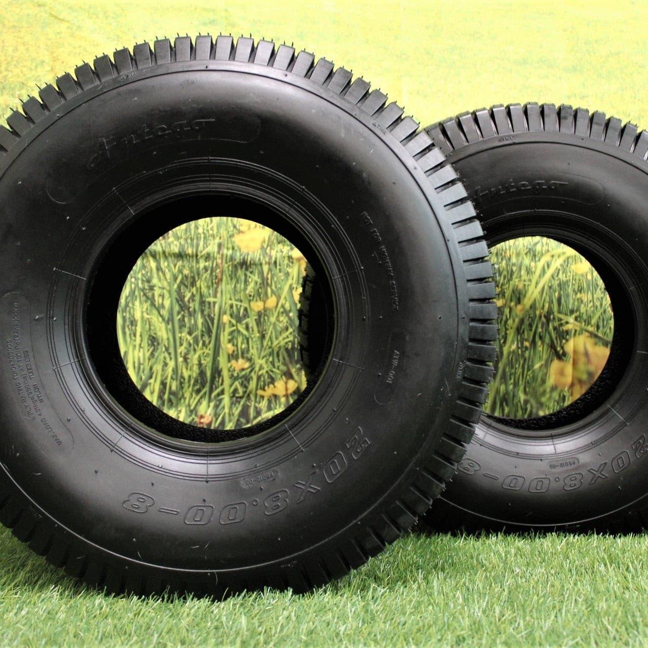20x8.00-8 4 PLY Turf Tires for Lawn & Garden (Qty: 1)
