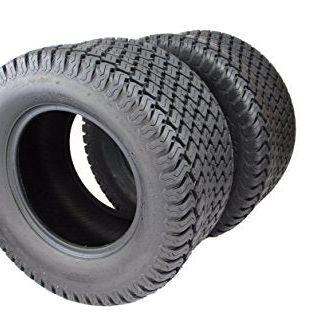 24x12.00-12 4 Ply Turf Tires for Lawn & Garden Mower (Set of 4)