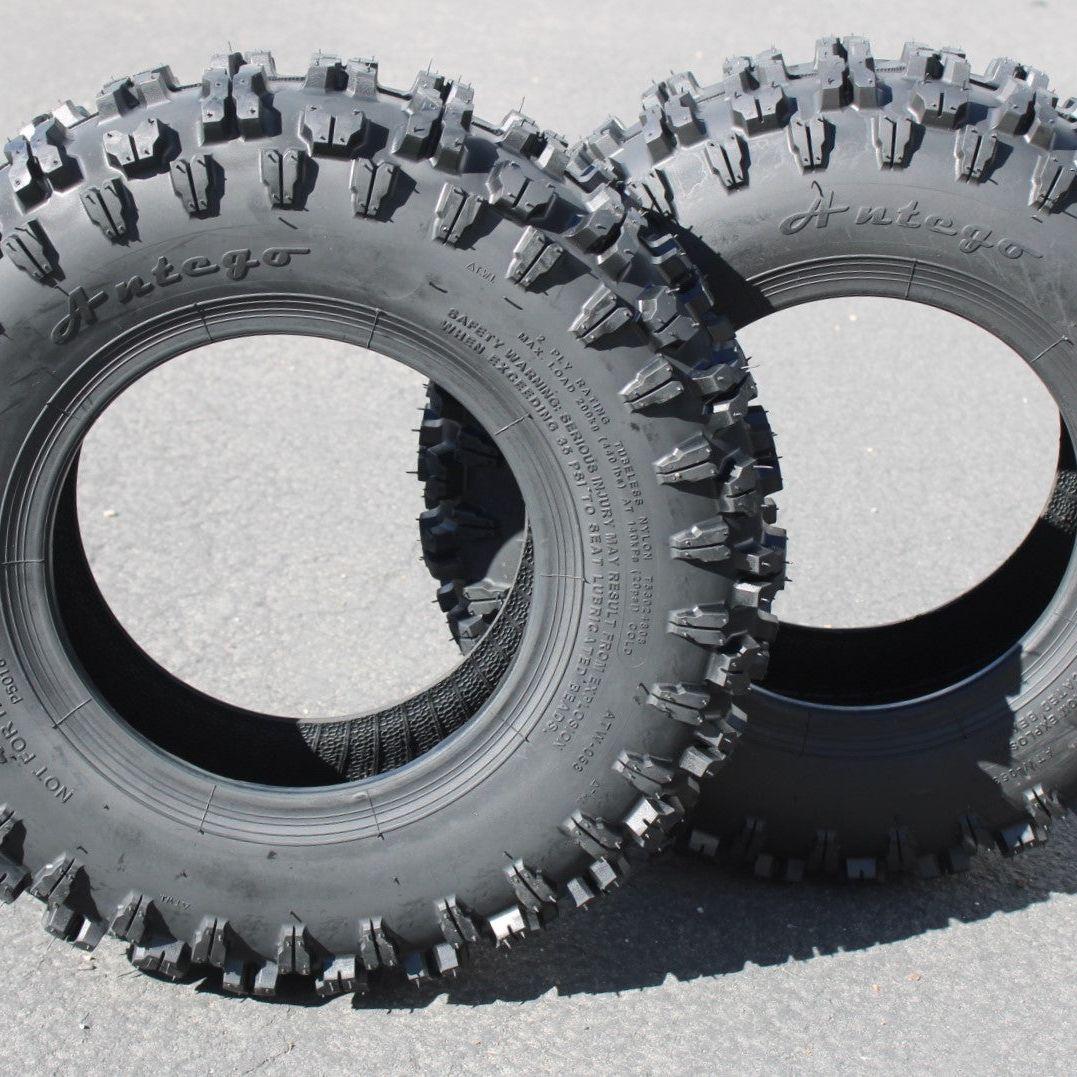 (Set of 4) Antego 4.80-8 ATW-053 2 ply Snow tires Non-directional