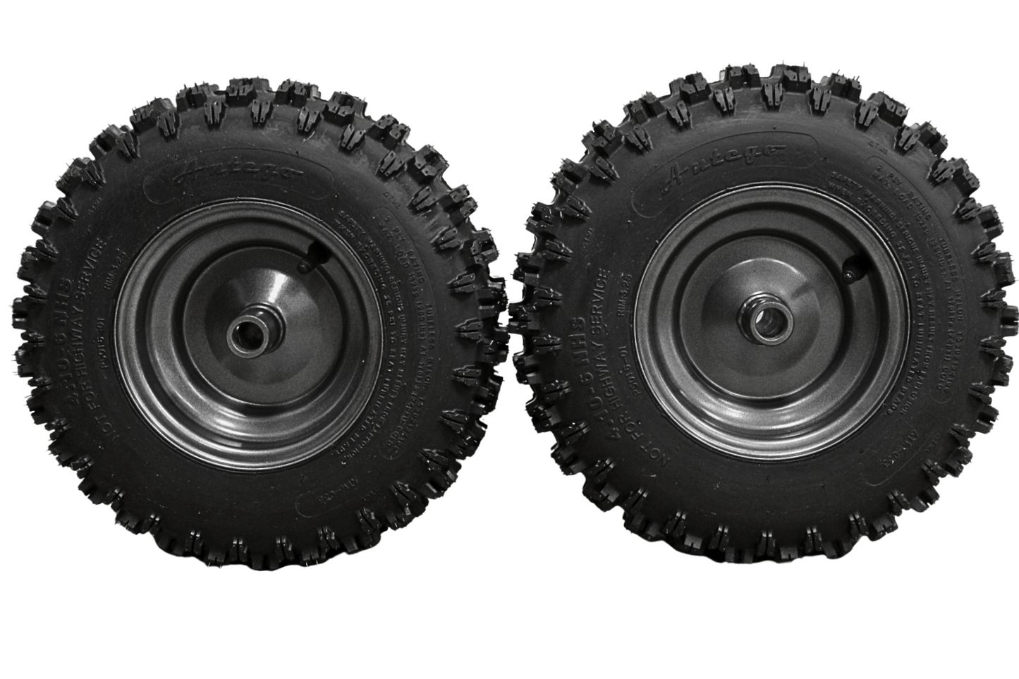 13x4.10-6 Tire Wheel Assembly with Non-Directional Snow Tire (Qty: 1)  Ariens 07101238