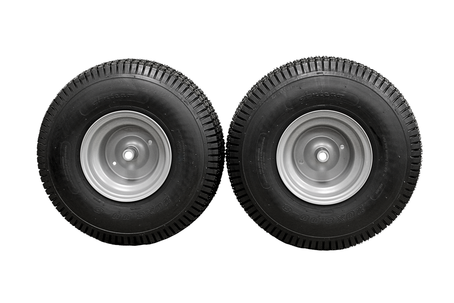 20x8.00-8 Tires with 8x7 Wheels 4 Ply for Lawn & Garden Mower Turf Tires (Qty: 1 Assembly) Husqvarna and Craftsman