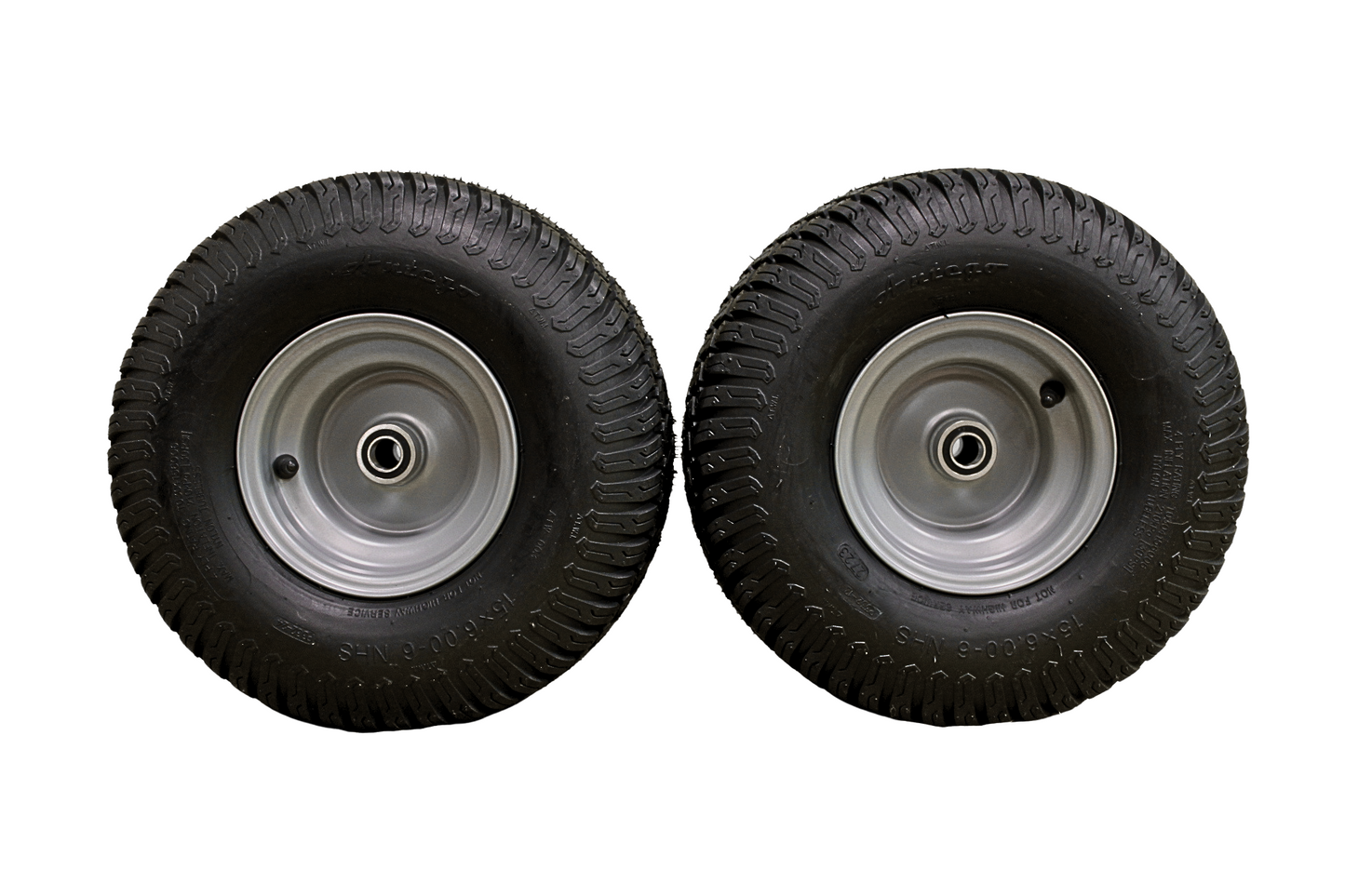 15x6.00-6 Turf Tire & Wheel Assembly  .75" Bearing for Husqvarna/Poulan ATW-003 (Qty: 1)