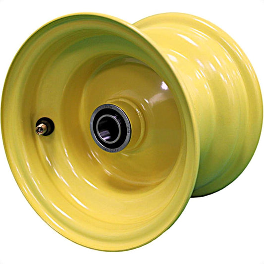 6x4.5 Hubbed Wheel - JD Yellow (Set of 2)