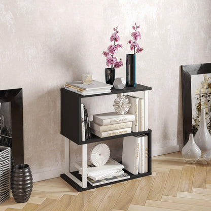 Lima 25'' Metal Wood Side End Table
