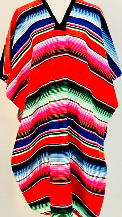 Adult Mexican Saltillo Poncho Sarape Poncho Sarape Saltillo Mexicano