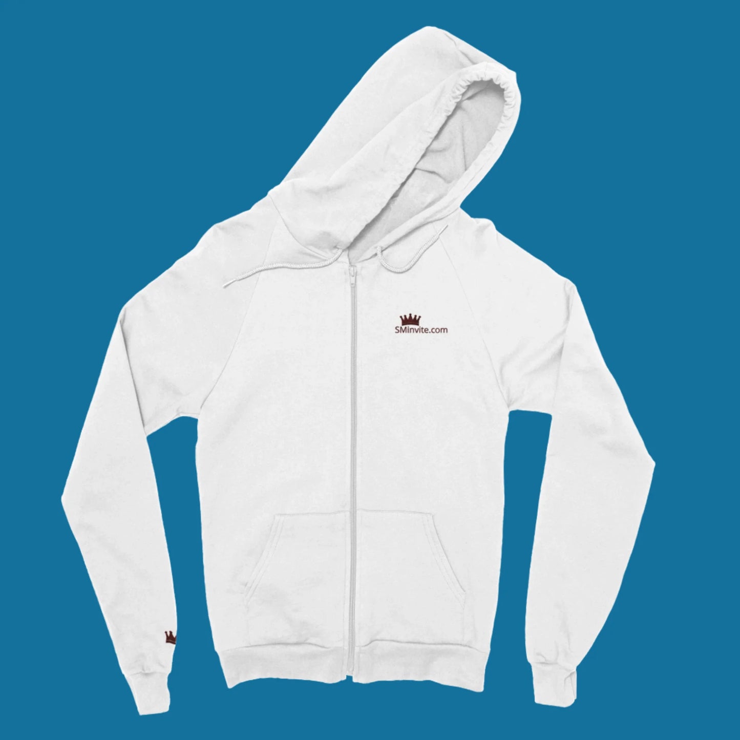 Eco-Friendly Zip Hoodie – Comfortable Organic Cotton & Recycled Polyester Blend