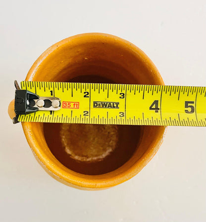 Cantaritos de Barro Clay Cups 6 Inches Tall
