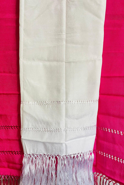 Authentic Mexican Silk Wrap Shawl Reboso Mexicano De Artiseda