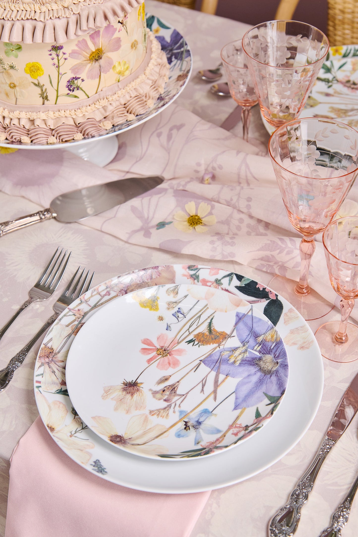 California Garden Dessert Plates
