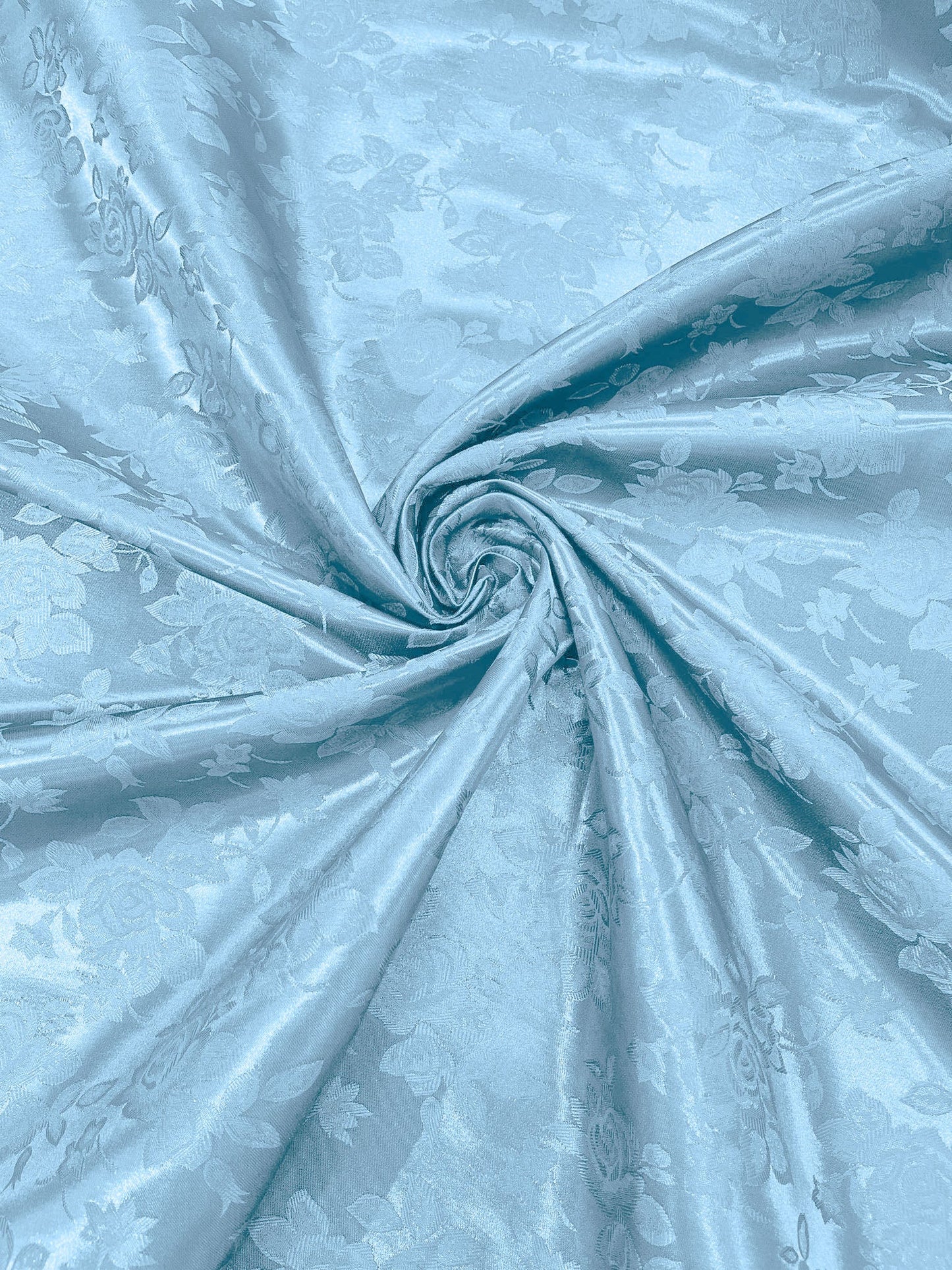Big Rose Jacquard Satin 58" Wide| New Creations Fabric & Foam Inc.