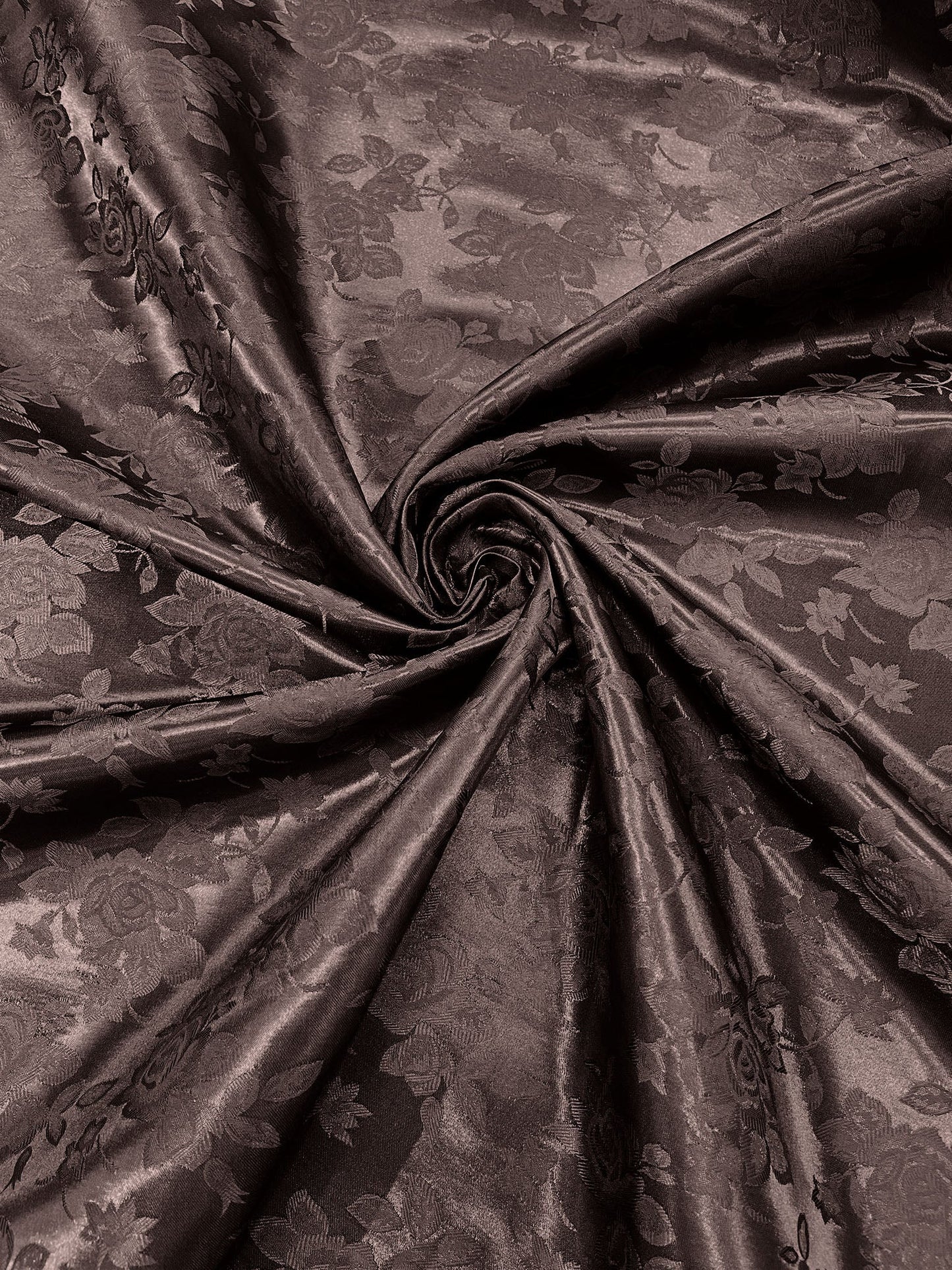 Big Rose Jacquard Satin 58" Wide| New Creations Fabric & Foam Inc.