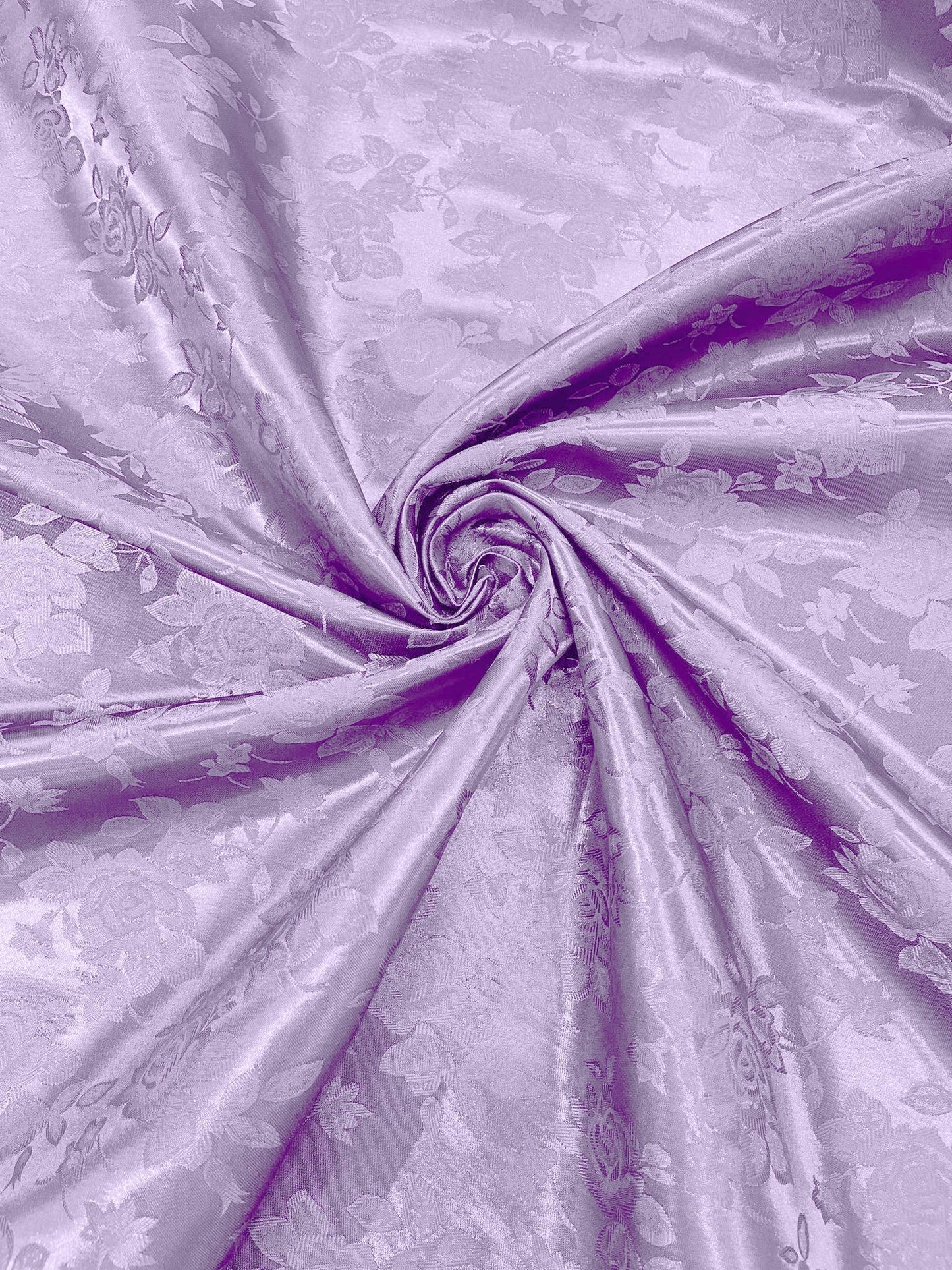 Big Rose Jacquard Satin 58" Wide| New Creations Fabric & Foam Inc.