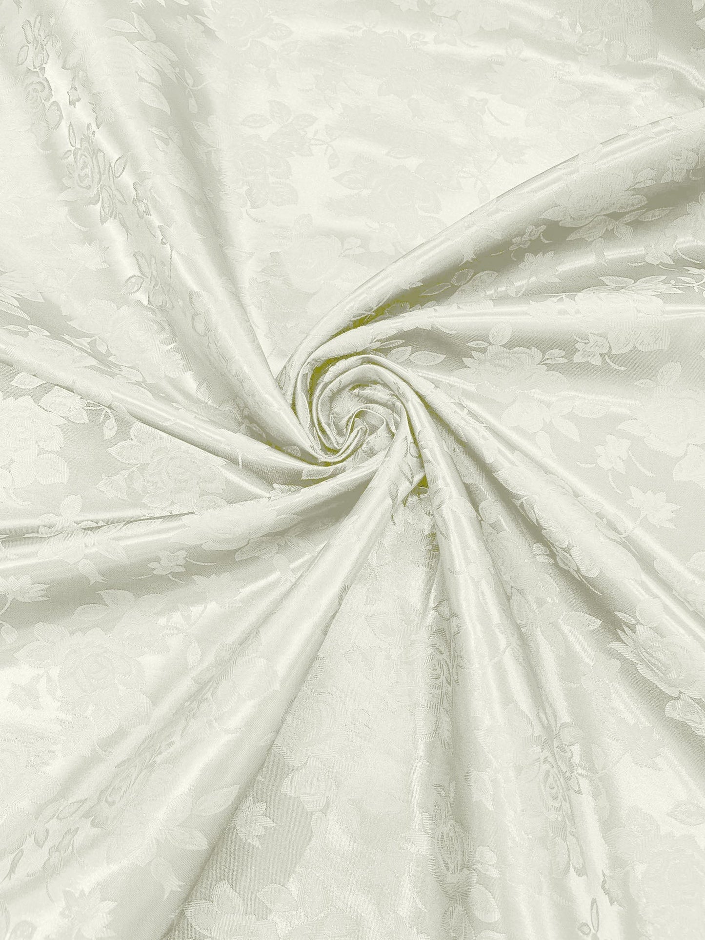 Big Rose Jacquard Satin 58" Wide| New Creations Fabric & Foam Inc.