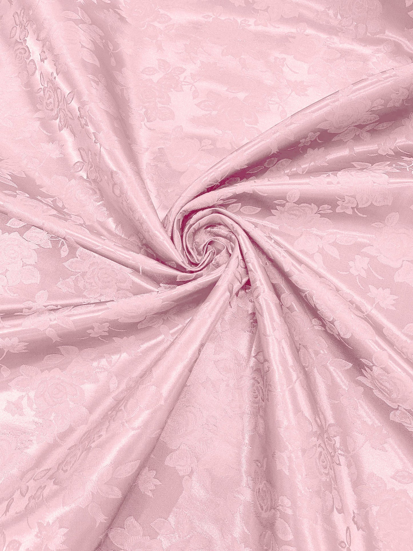 Big Rose Jacquard Satin 58" Wide| New Creations Fabric & Foam Inc.