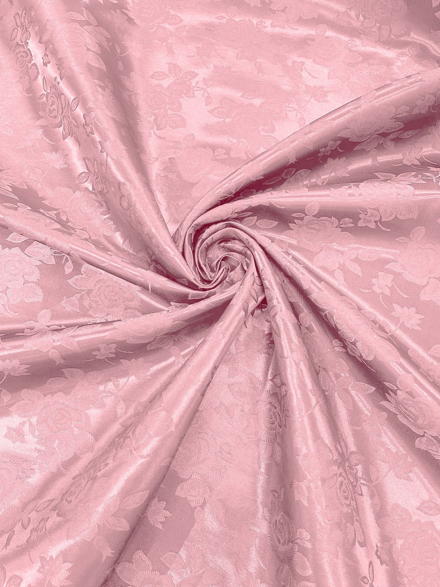 Big Rose Jacquard Satin 58" Wide| New Creations Fabric & Foam Inc.