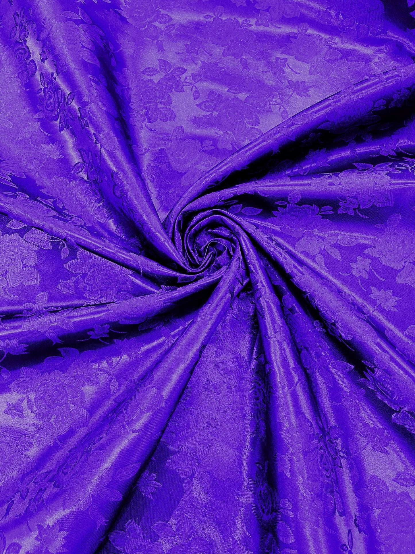 Big Rose Jacquard Satin 58" Wide| New Creations Fabric & Foam Inc.
