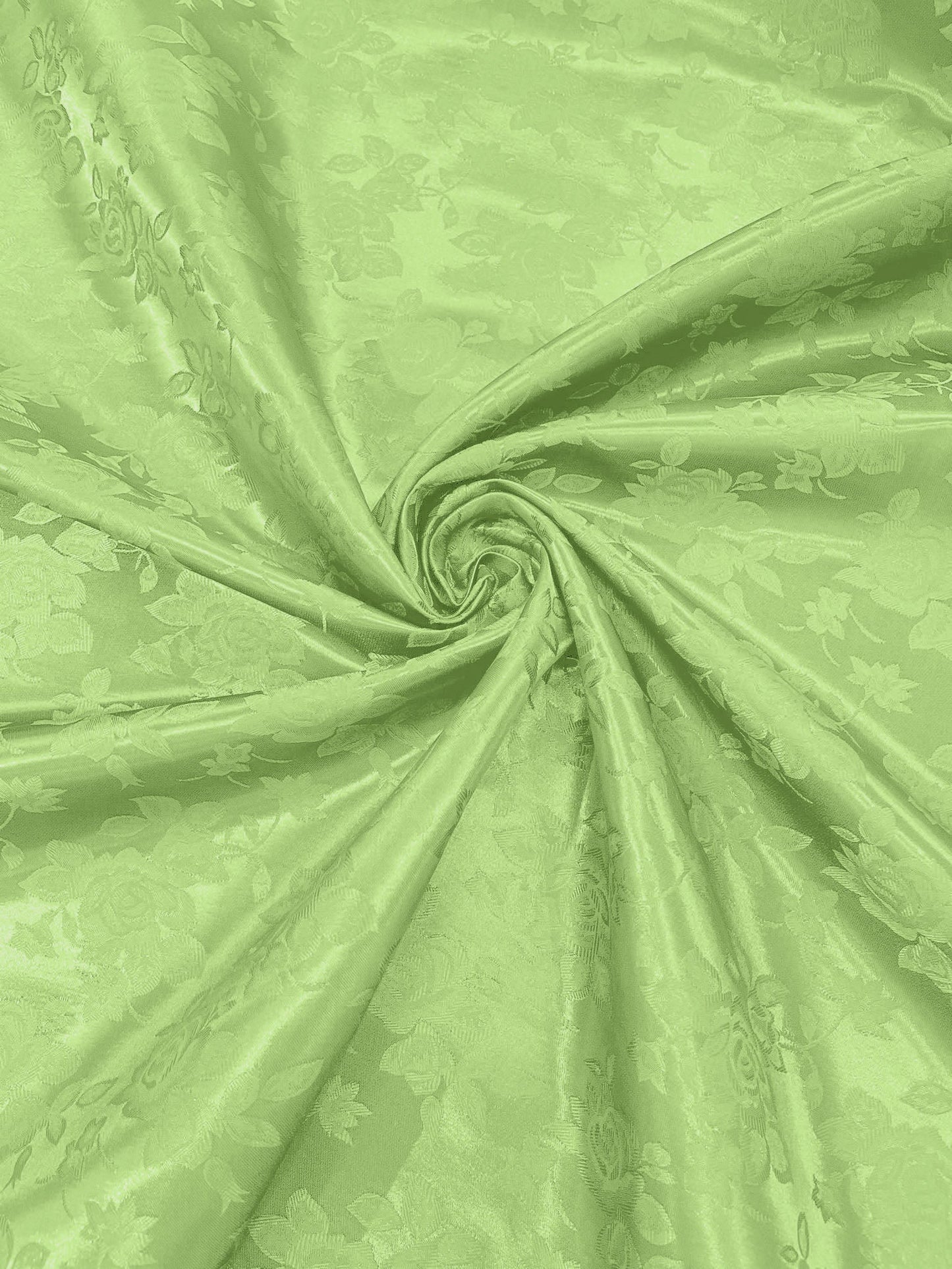 Big Rose Jacquard Satin 58" Wide| New Creations Fabric & Foam Inc.