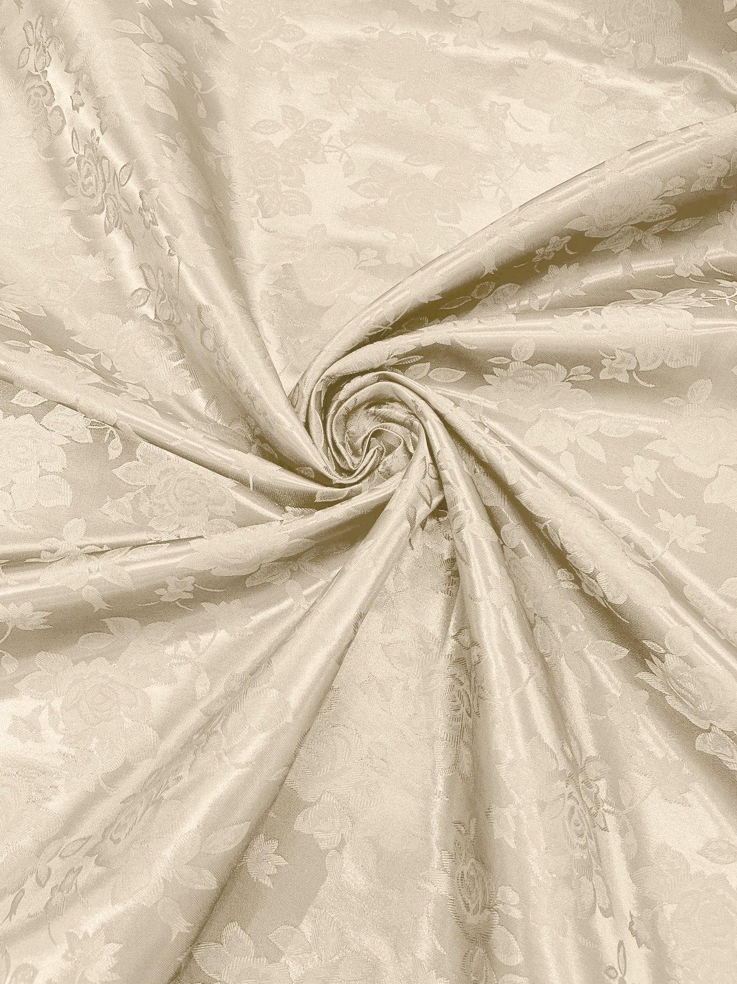 Big Rose Jacquard Satin 58" Wide| New Creations Fabric & Foam Inc.