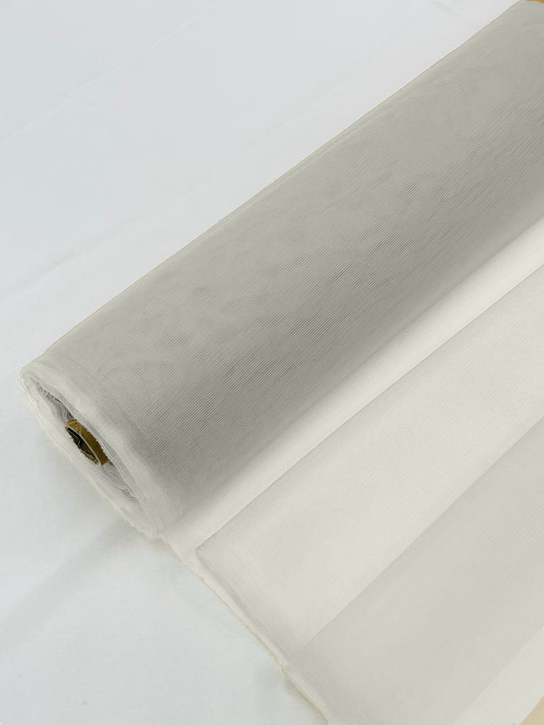 Bridal illusion mesh tulle 58" wide | New Creation Fabric & Foam Inc.