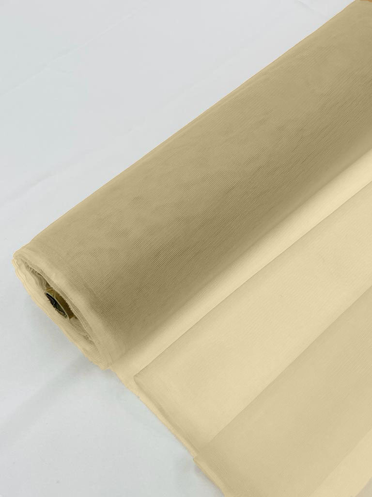 Bridal illusion mesh tulle 58" wide | New Creation Fabric & Foam Inc.