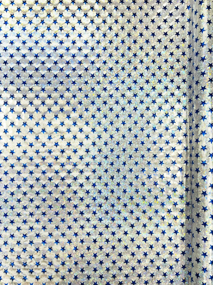 Brocken Glass Star Spandex 58” Wide| New Creations Fabric & Foam Inc.