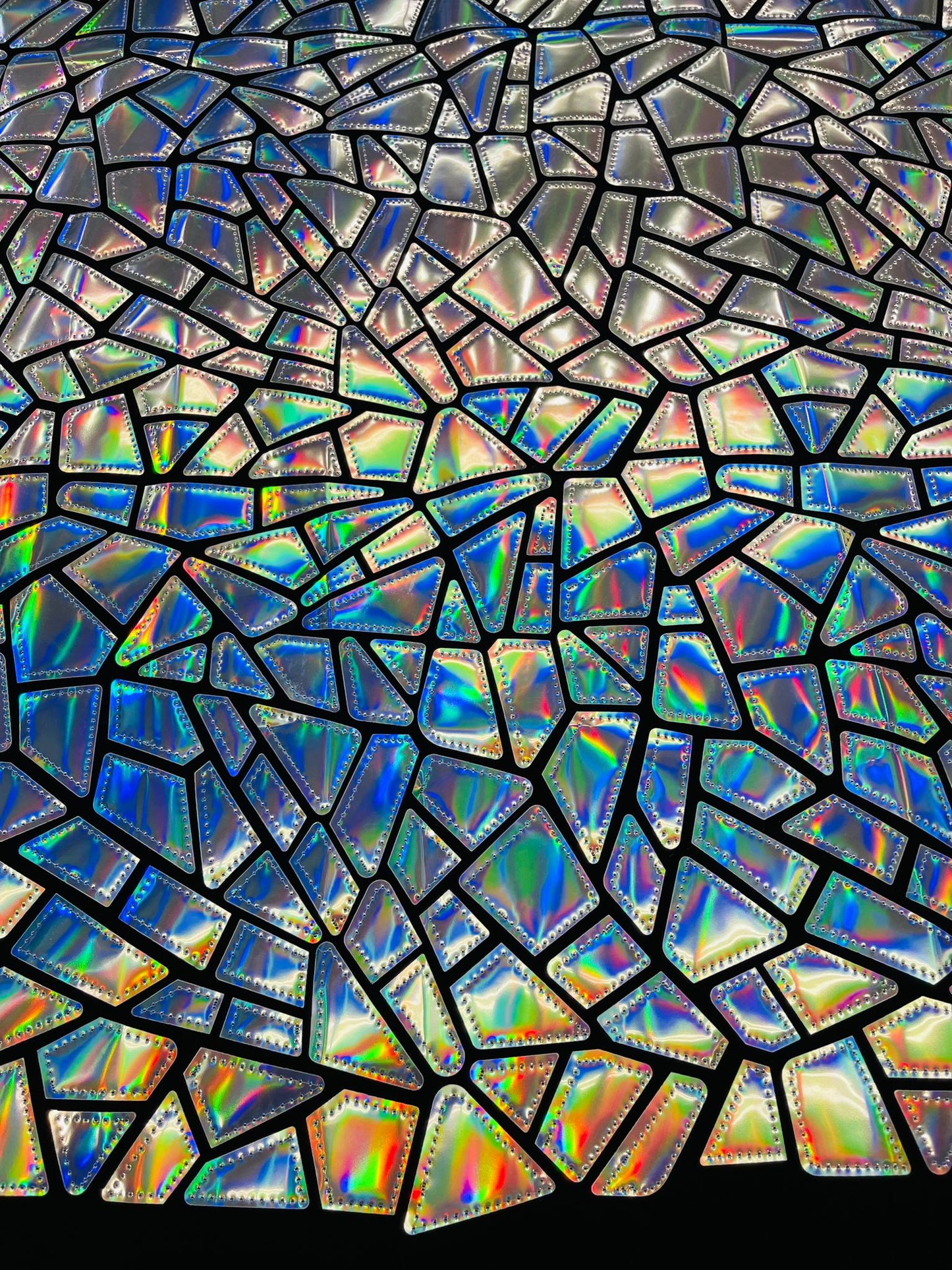 Broken Glass Sequin Velvet 58" Wide| New Creations Fabric & Foam Inc.