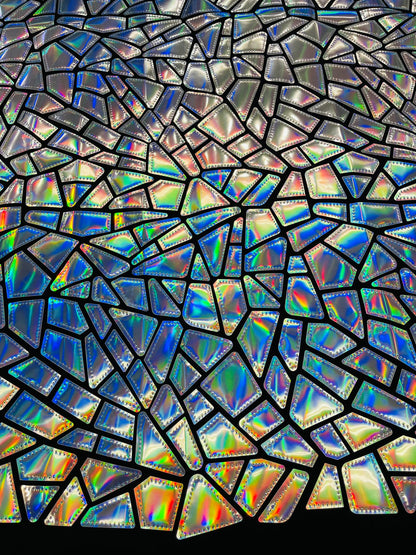 Broken Glass Sequin Velvet 58" Wide| New Creations Fabric & Foam Inc.