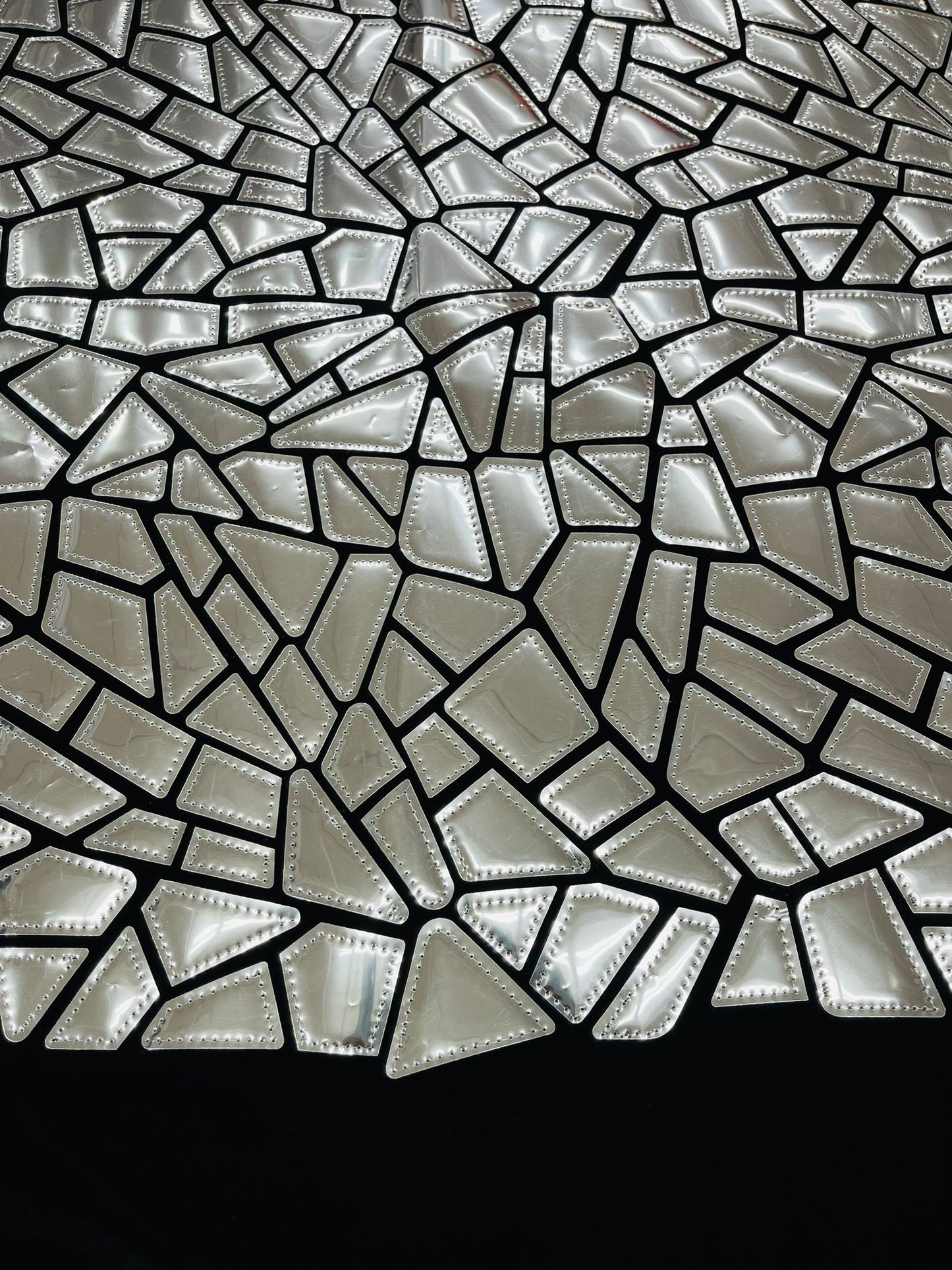 Broken Glass Sequin Velvet 58" Wide| New Creations Fabric & Foam Inc.