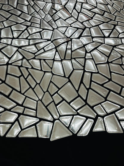 Broken Glass Sequin Velvet 58" Wide| New Creations Fabric & Foam Inc.