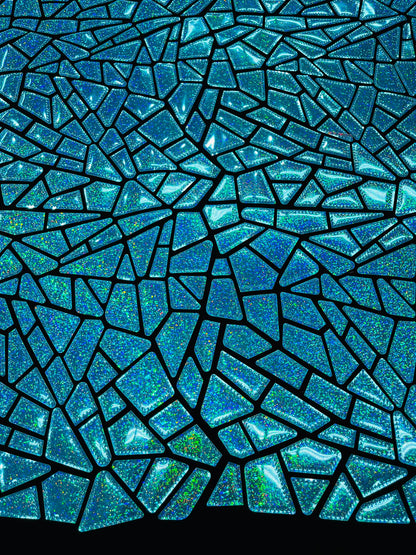 Broken Glass Sequin Velvet 58" Wide| New Creations Fabric & Foam Inc.