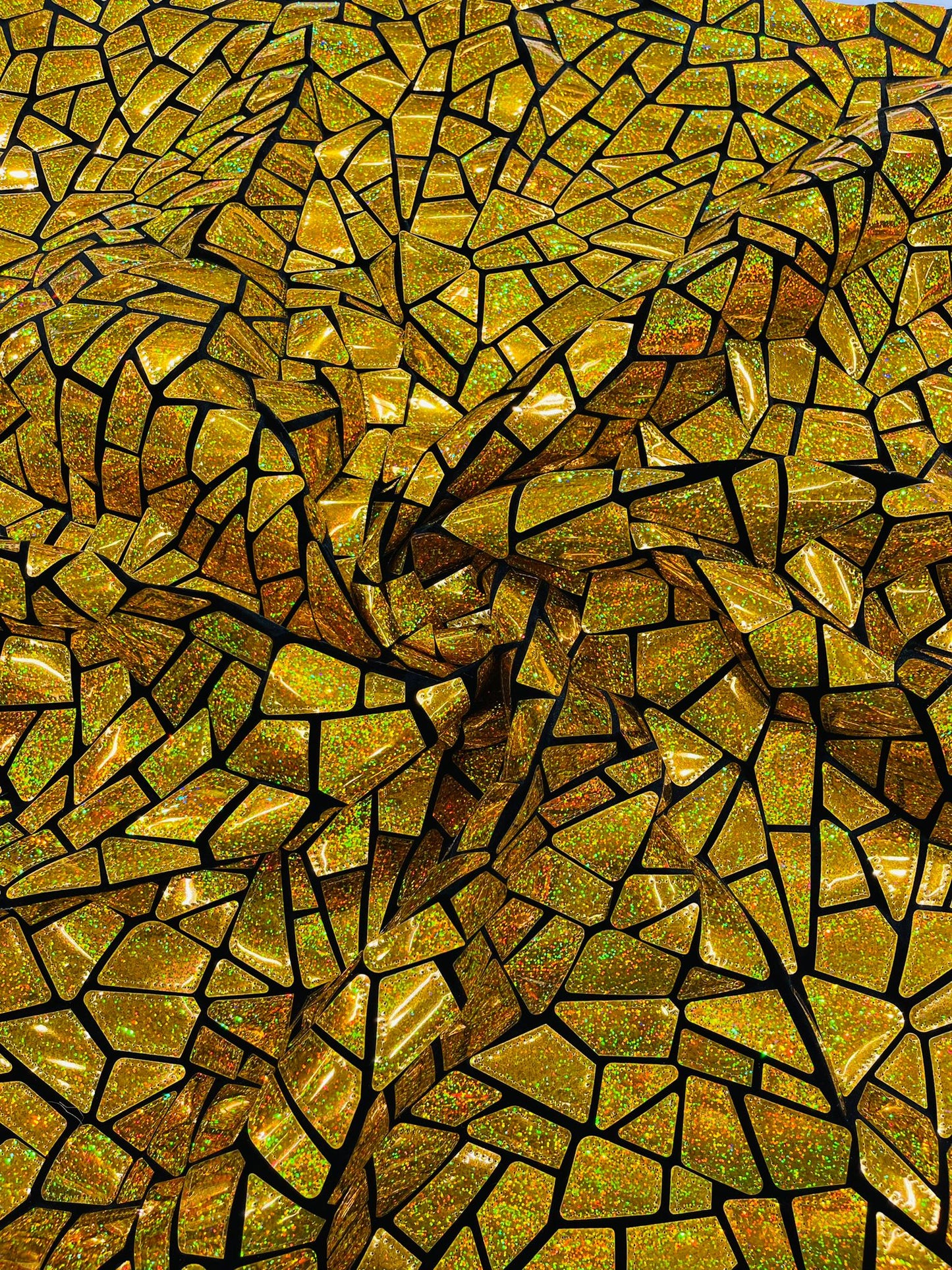 Broken Glass Sequin Velvet 58" Wide| New Creations Fabric & Foam Inc.