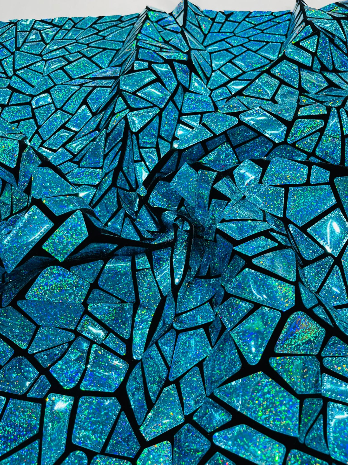 Broken Glass Sequin Velvet 58" Wide| New Creations Fabric & Foam Inc.