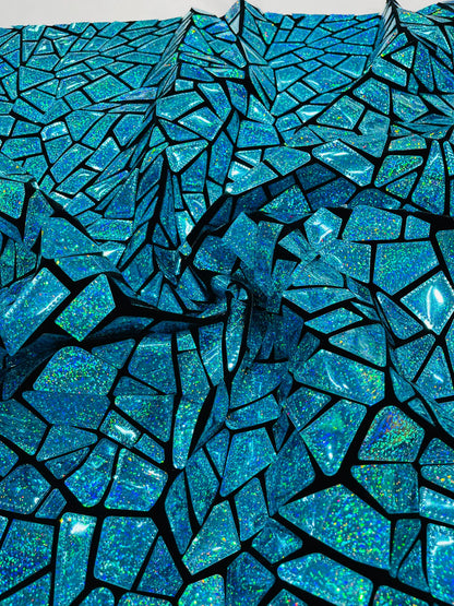 Broken Glass Sequin Velvet 58" Wide| New Creations Fabric & Foam Inc.