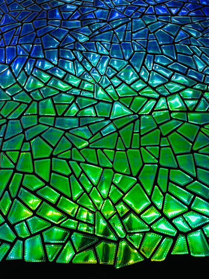 Broken Glass Sequin Velvet 58" Wide| New Creations Fabric & Foam Inc.