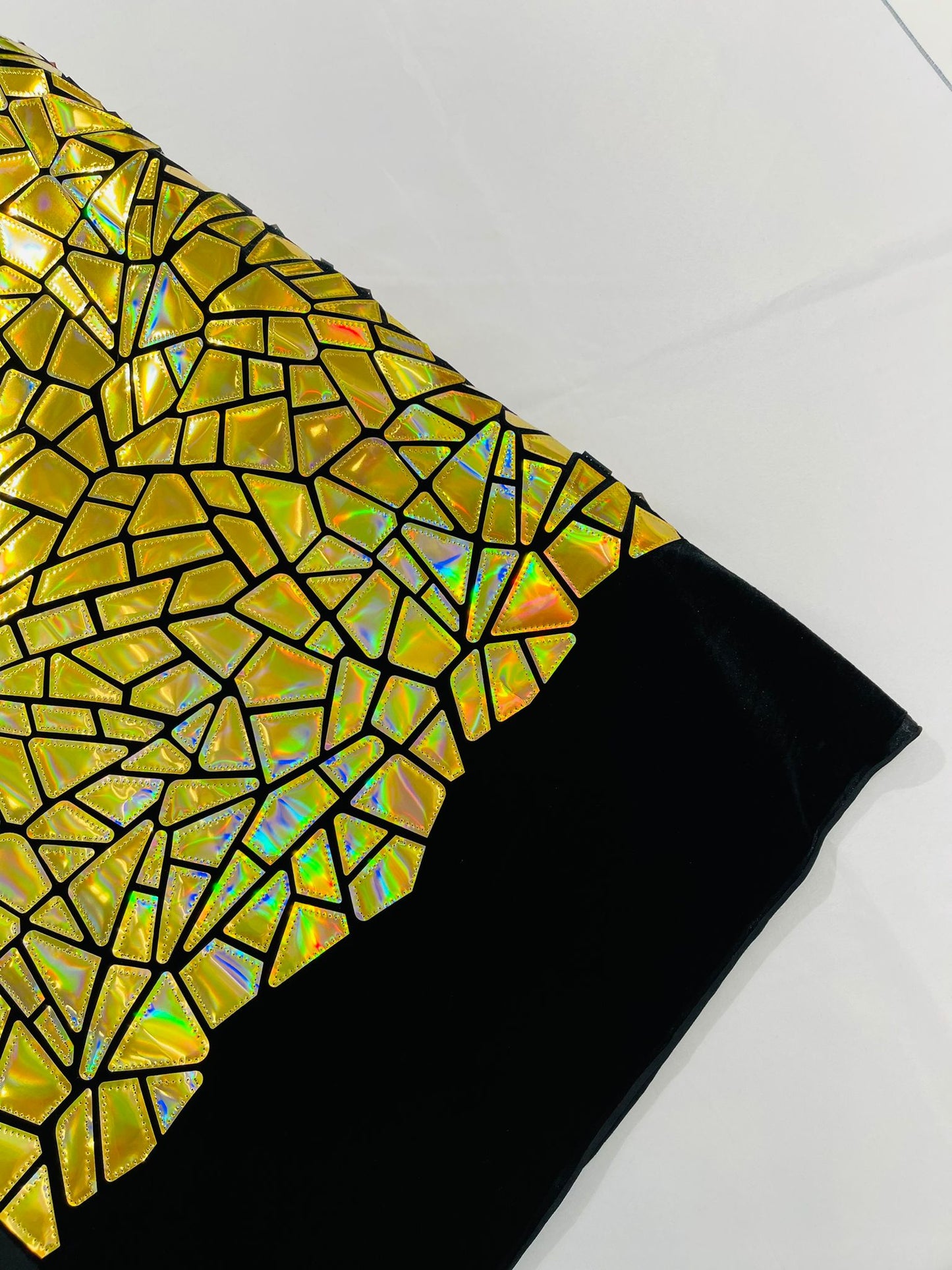 Broken Glass Sequin Velvet 58" Wide| New Creations Fabric & Foam Inc.