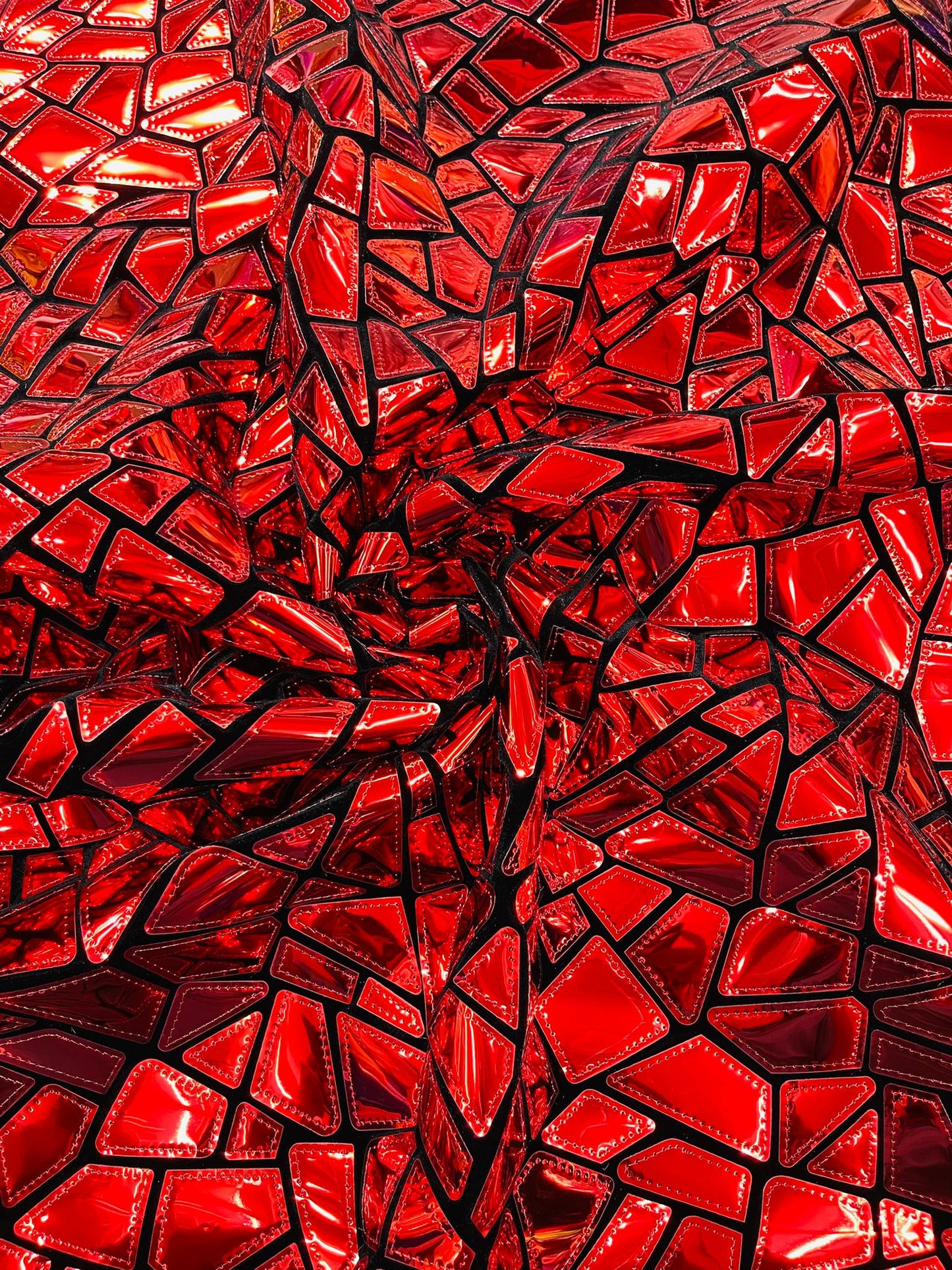 Broken Glass Sequin Velvet 58" Wide| New Creations Fabric & Foam Inc.