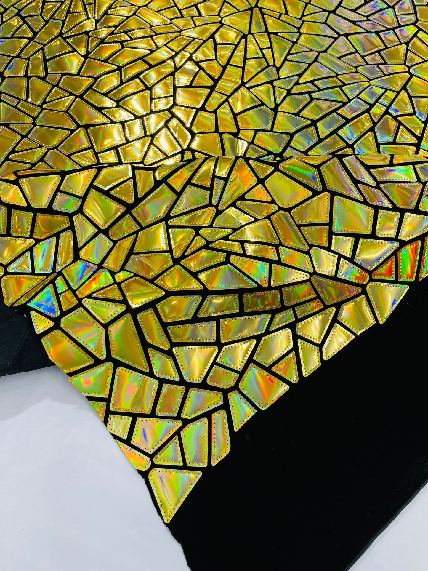 Broken Glass Sequin Velvet 58" Wide| New Creations Fabric & Foam Inc.