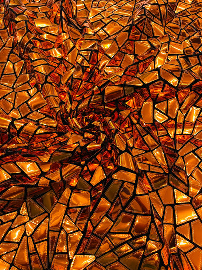 Broken Glass Sequin Velvet 58" Wide| New Creations Fabric & Foam Inc.