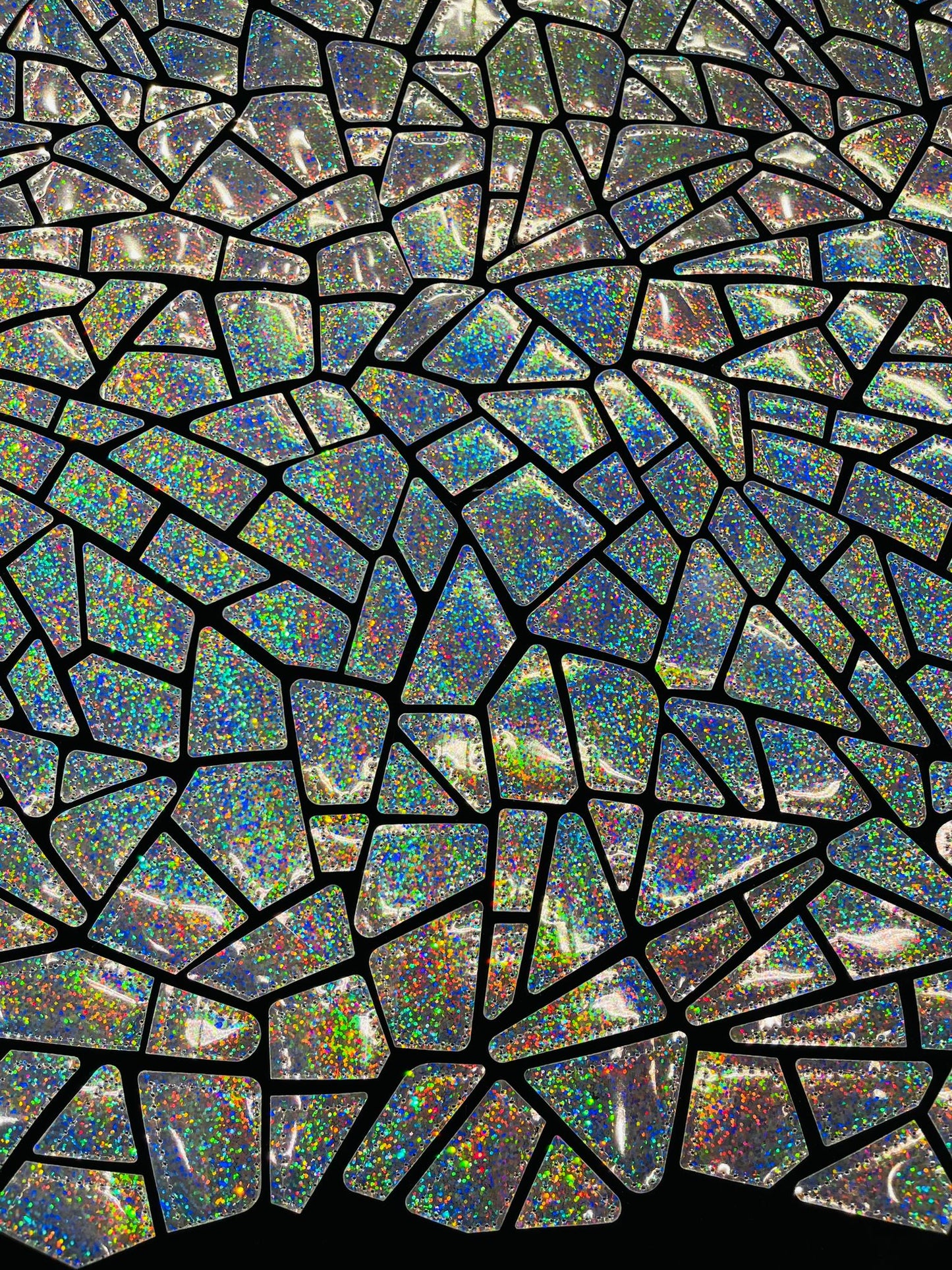 Broken Glass Sequin Velvet 58" Wide| New Creations Fabric & Foam Inc.