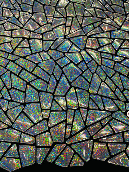 Broken Glass Sequin Velvet 58" Wide| New Creations Fabric & Foam Inc.